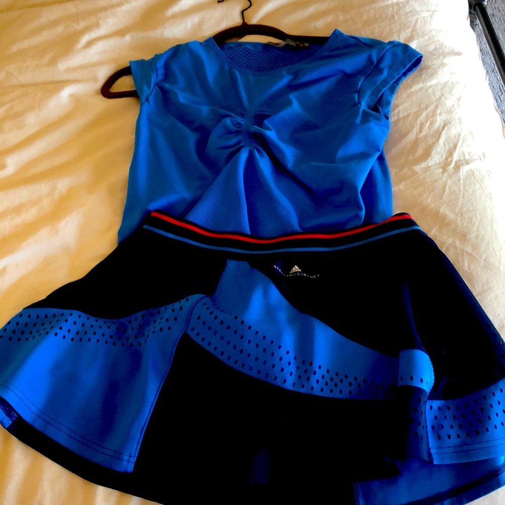 Adidas by Stella McCartney Barricade tennis skirt & top